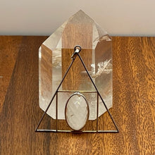 Load image into Gallery viewer, Faceted Clear Quartz Crystal Portal Pendant
