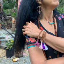 Load image into Gallery viewer, Nepalese Rudraksha Bracelets with Genuine Stone Guru Beads
